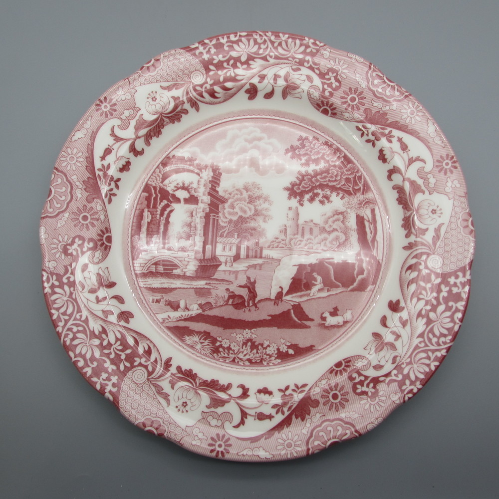 Spode Cranberry Italian Dinner Plate (Set of Twelve) eBay
