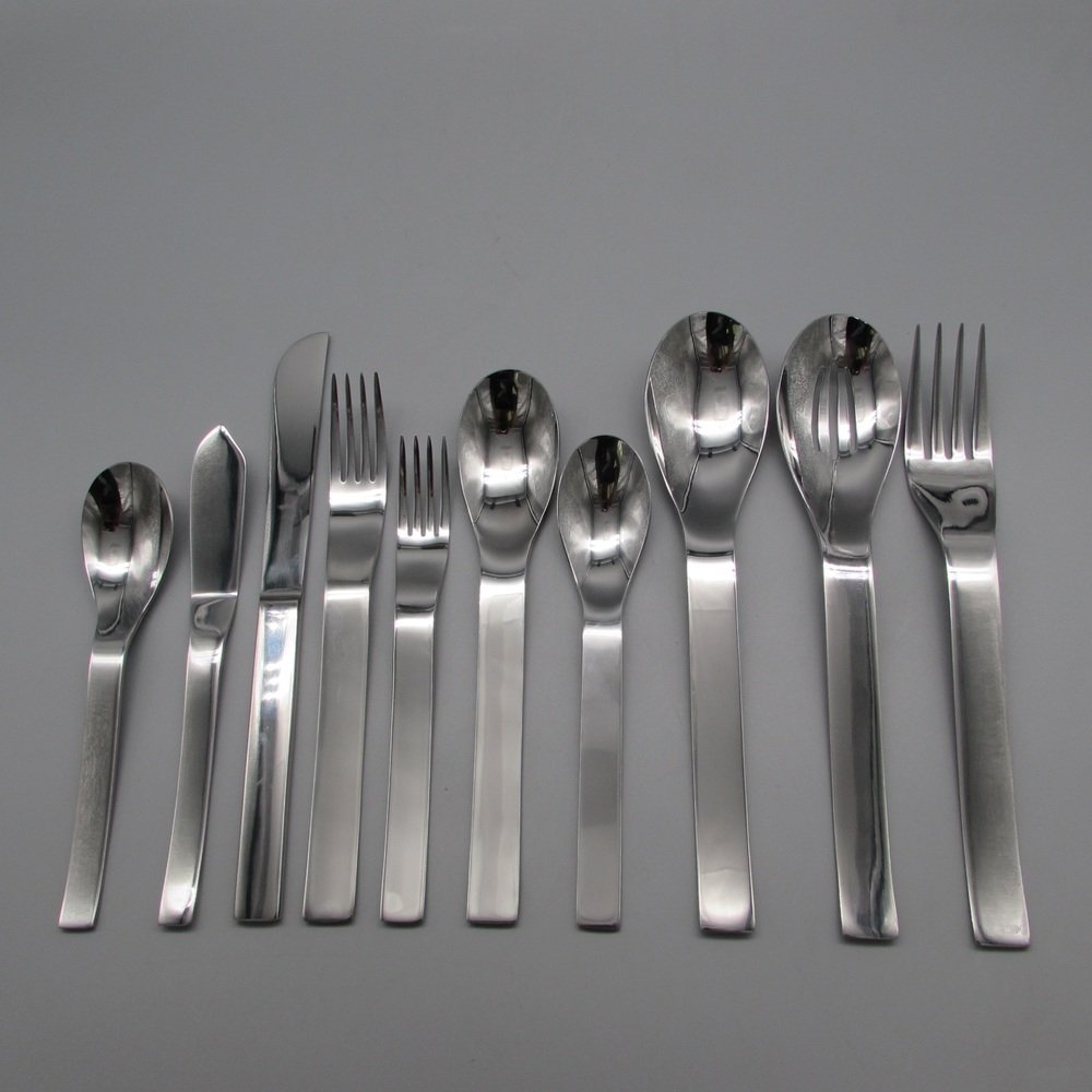 Sasaki Aria 18/0 Stainless Flatware 45pc Set (Service For Eight ...