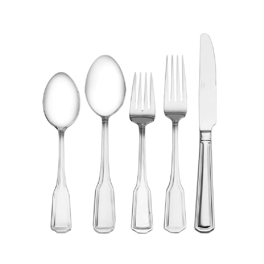 Williams Sonoma American Chippendale 18/10 Stainless 20pc. Flatware Set