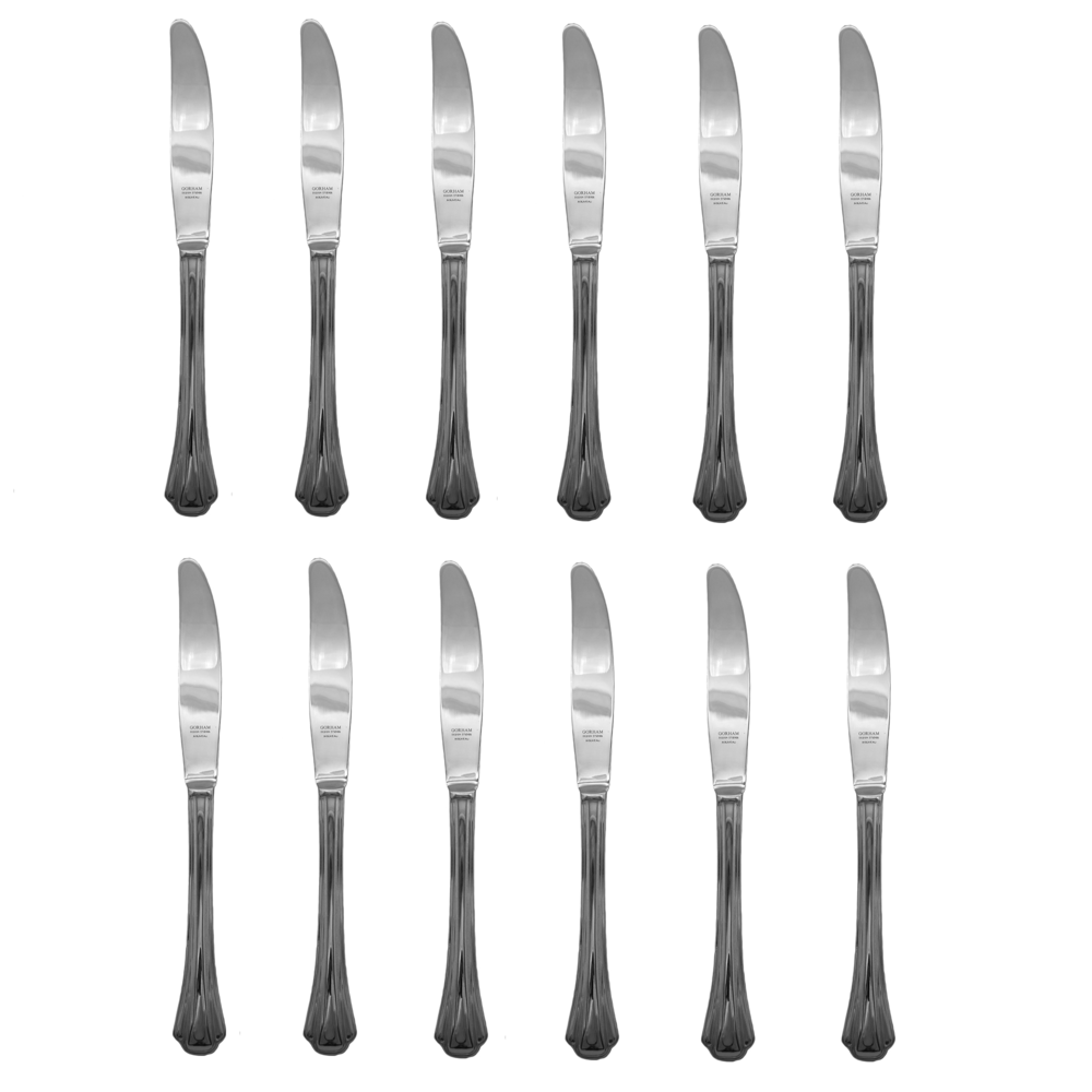 Gorham Nouveau Stainless Steel 9 1/4" Dinner Knife (Set of Twelve) eBay