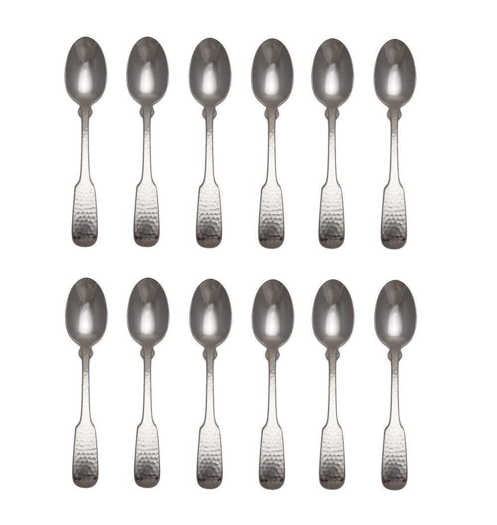 Details About Towle Hammersmith 1810 Stainless Steel 6 18 Teaspoon Set Of Twelve